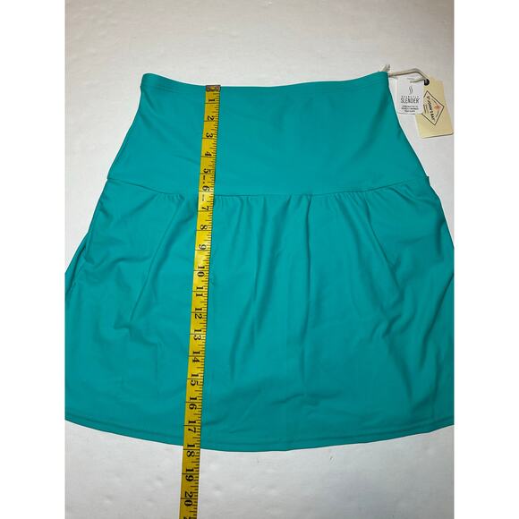 St Johns Bay Secretly Slender Women’s 10 Swim Skirt Bottom Brief Bathing Suit - Picture 2 of 7